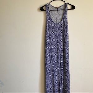 Forever 21 || Boho Stretch Tile Geo Print Maxi Dress Size M